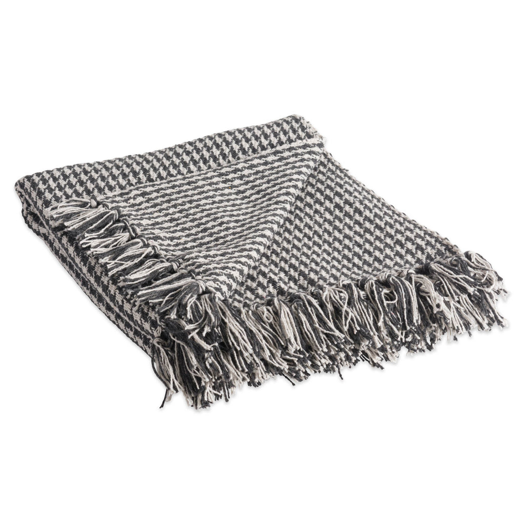 Mineral Houndstooth Throw