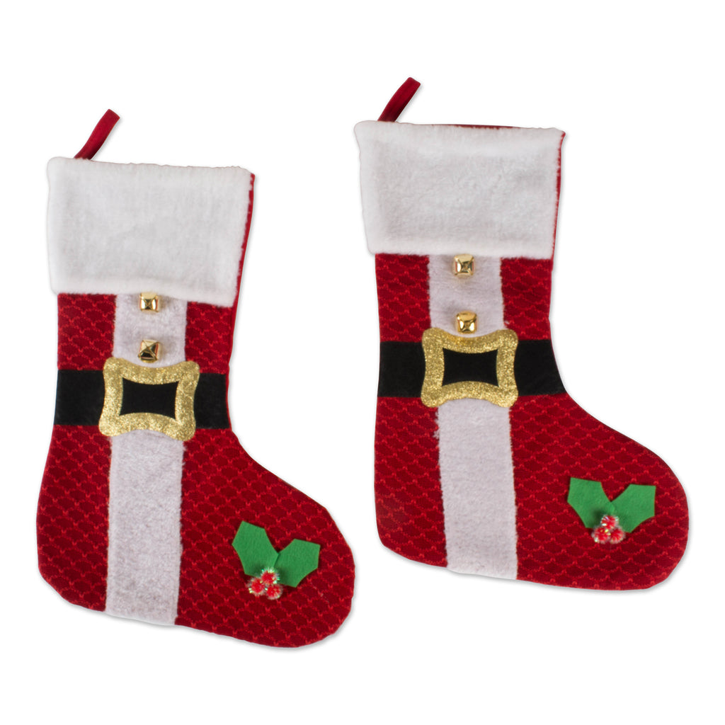 Santa'S Holiday Stocking Set/2