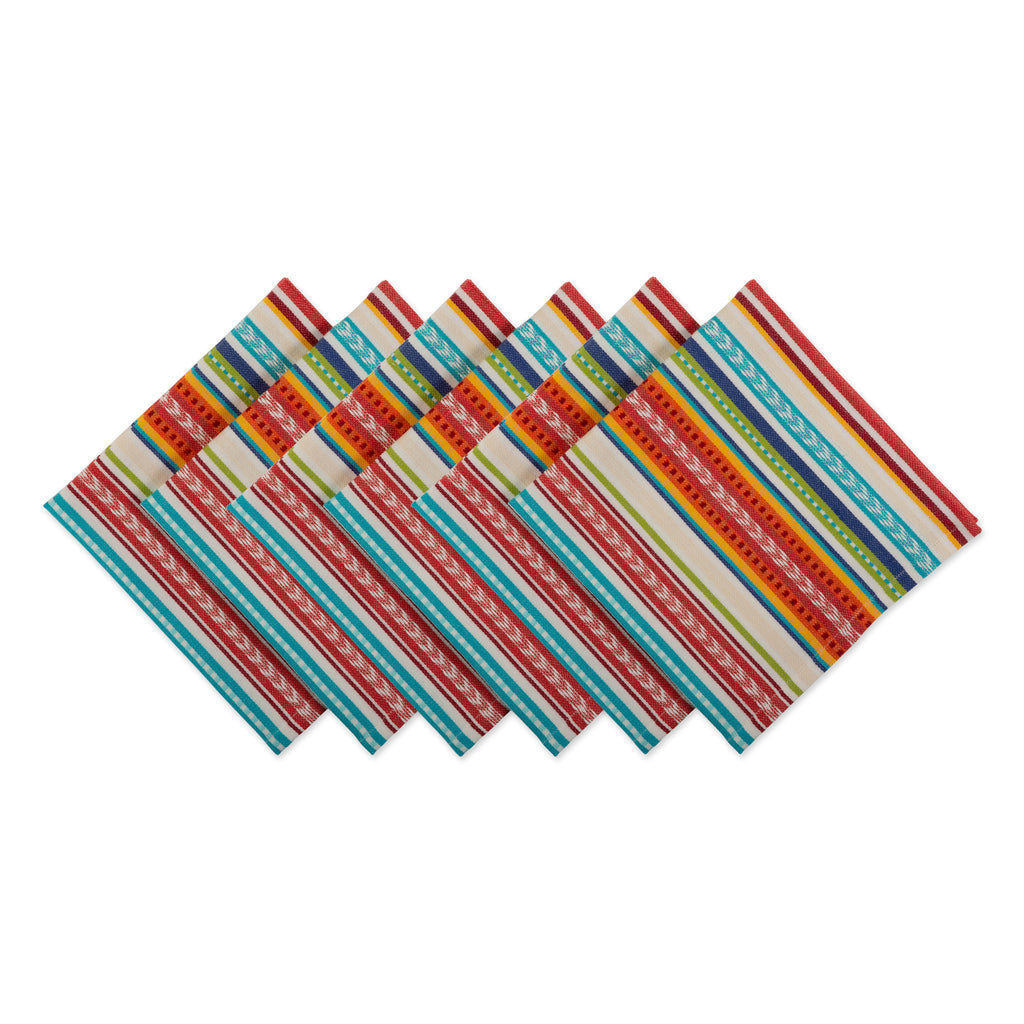 Baja Stripe Napkin Set/6