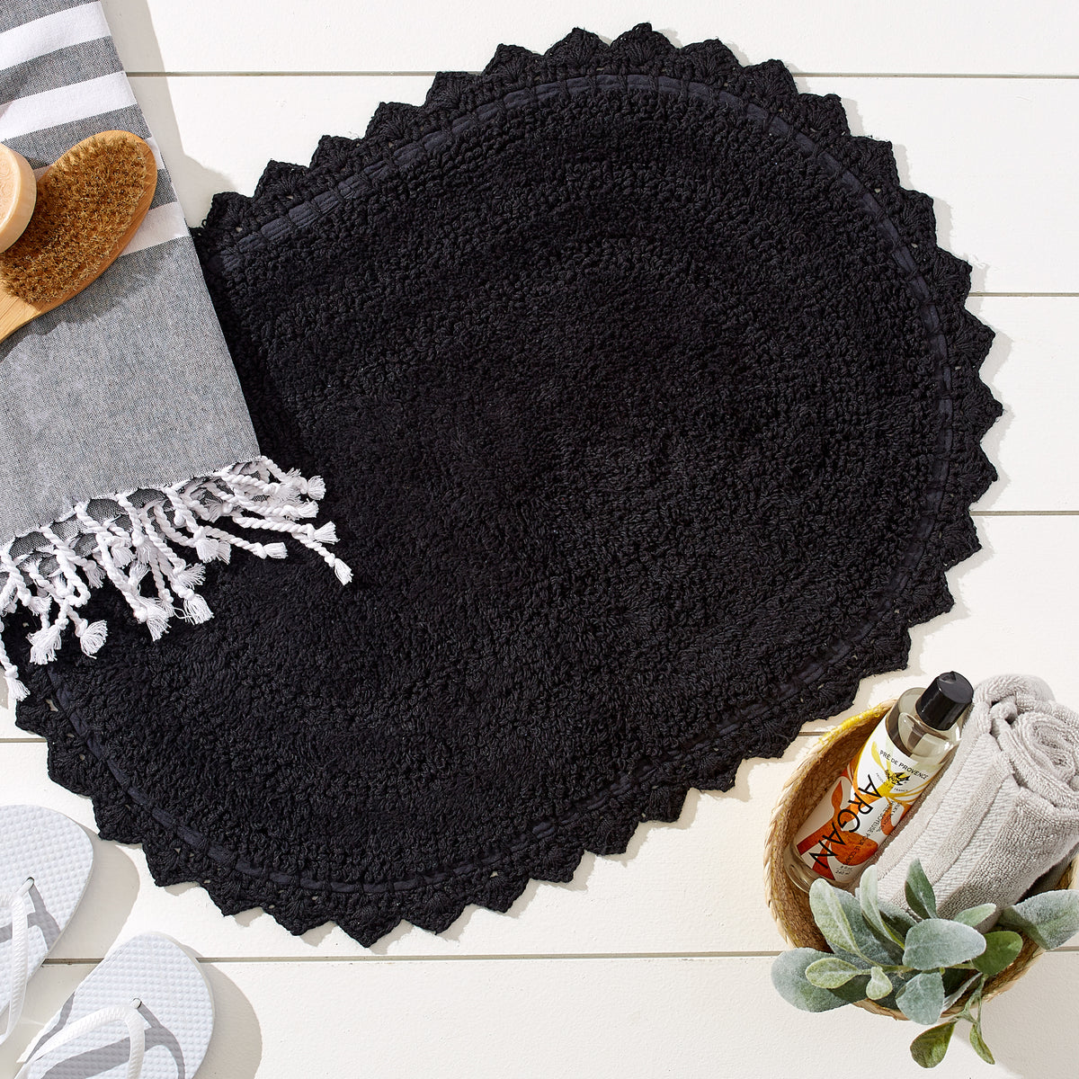 Honey Gold Small Oval Crochet Bath Mat – DII Home Store