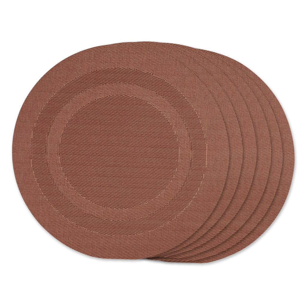 Cinnamon Round Double Frame Placemat Set of 6
