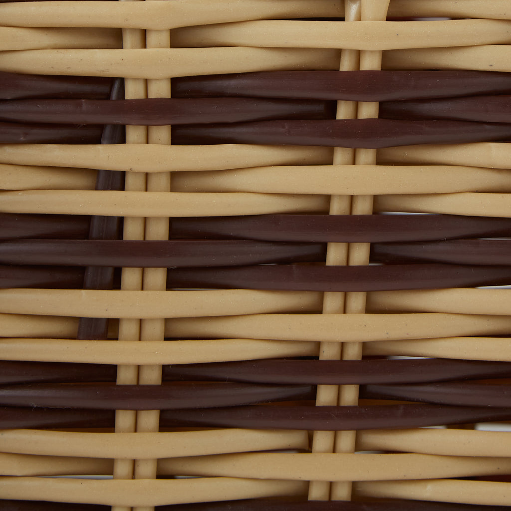 Stripe Bone Shape Toy Basket Medium 21X13X8