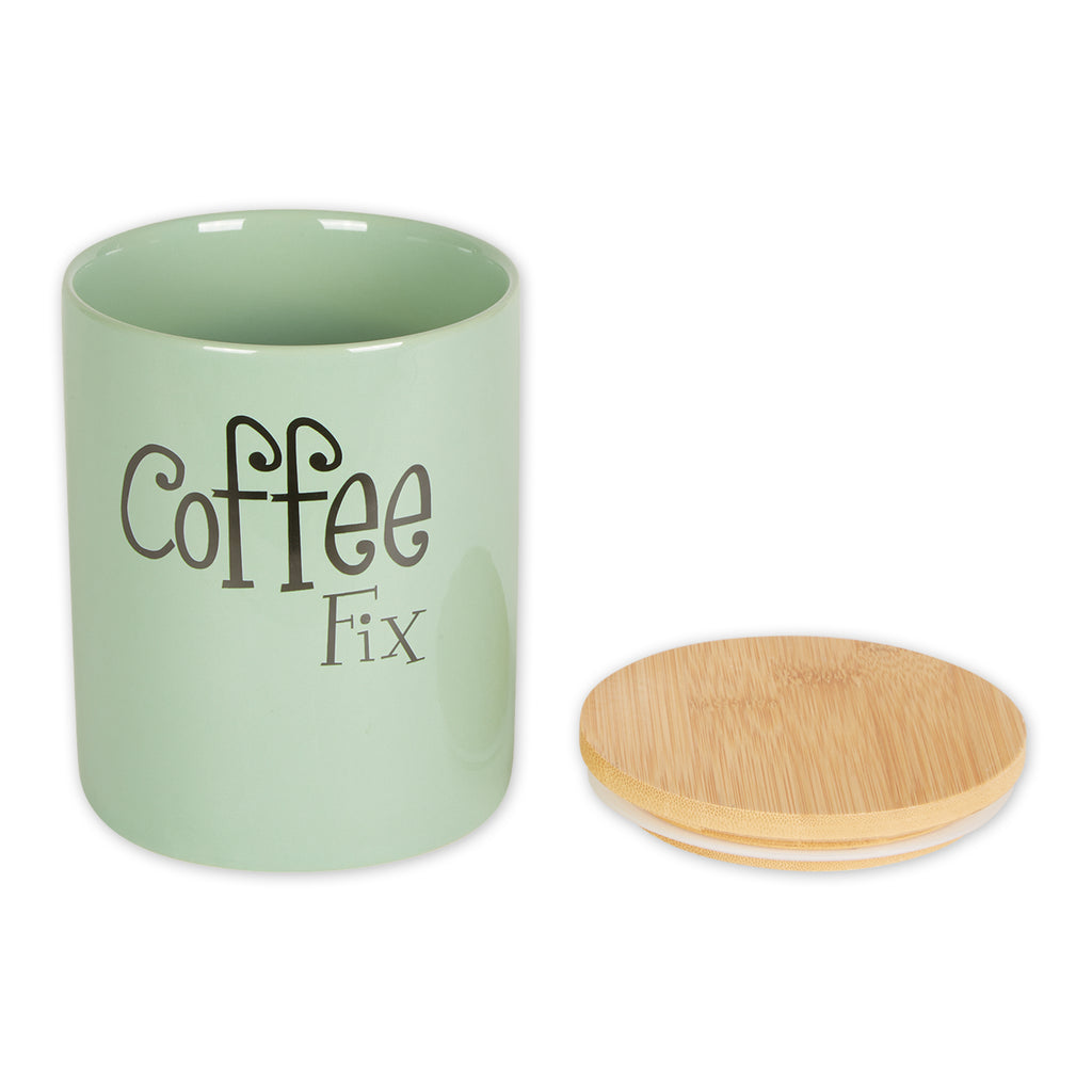 Jadeite Coffee/Sugar/Tea Ceramic Canister Set of 3