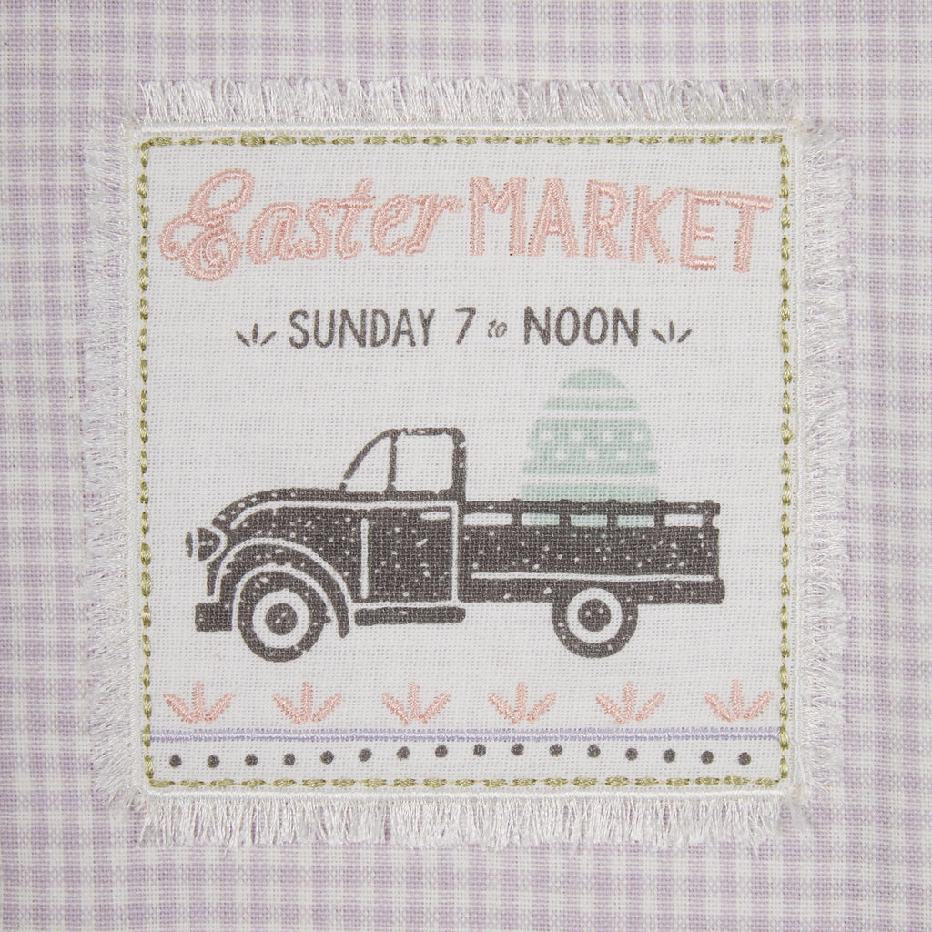 Easter Market Embellished Dishtowel Set of 3