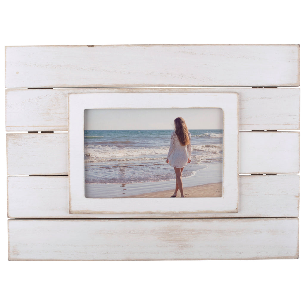 4x6 Shiplap Picture Frame White