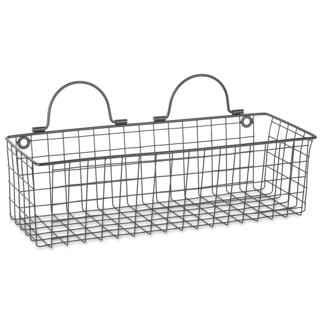 DII Wire Wall BasketSet of 2 Medium Black