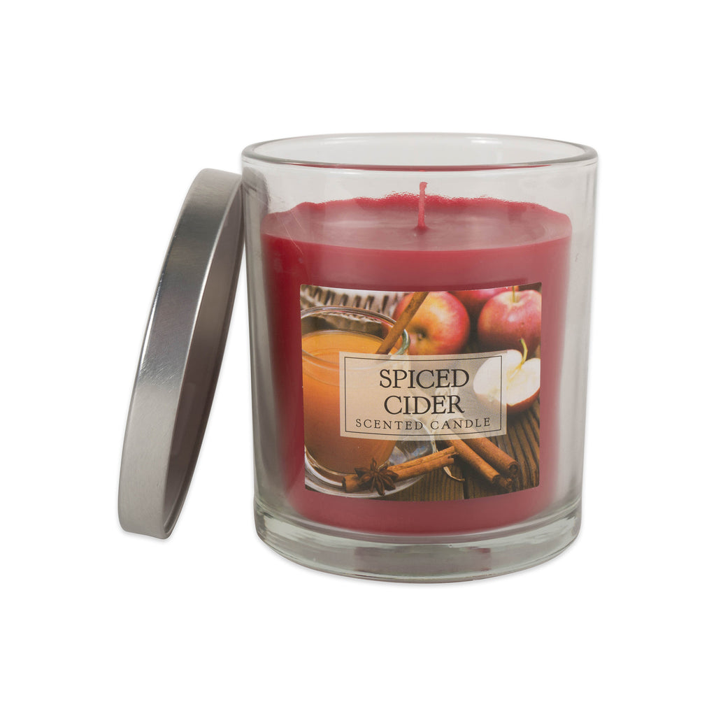 DII Spiced Cider Single Wick Candle Set of 2