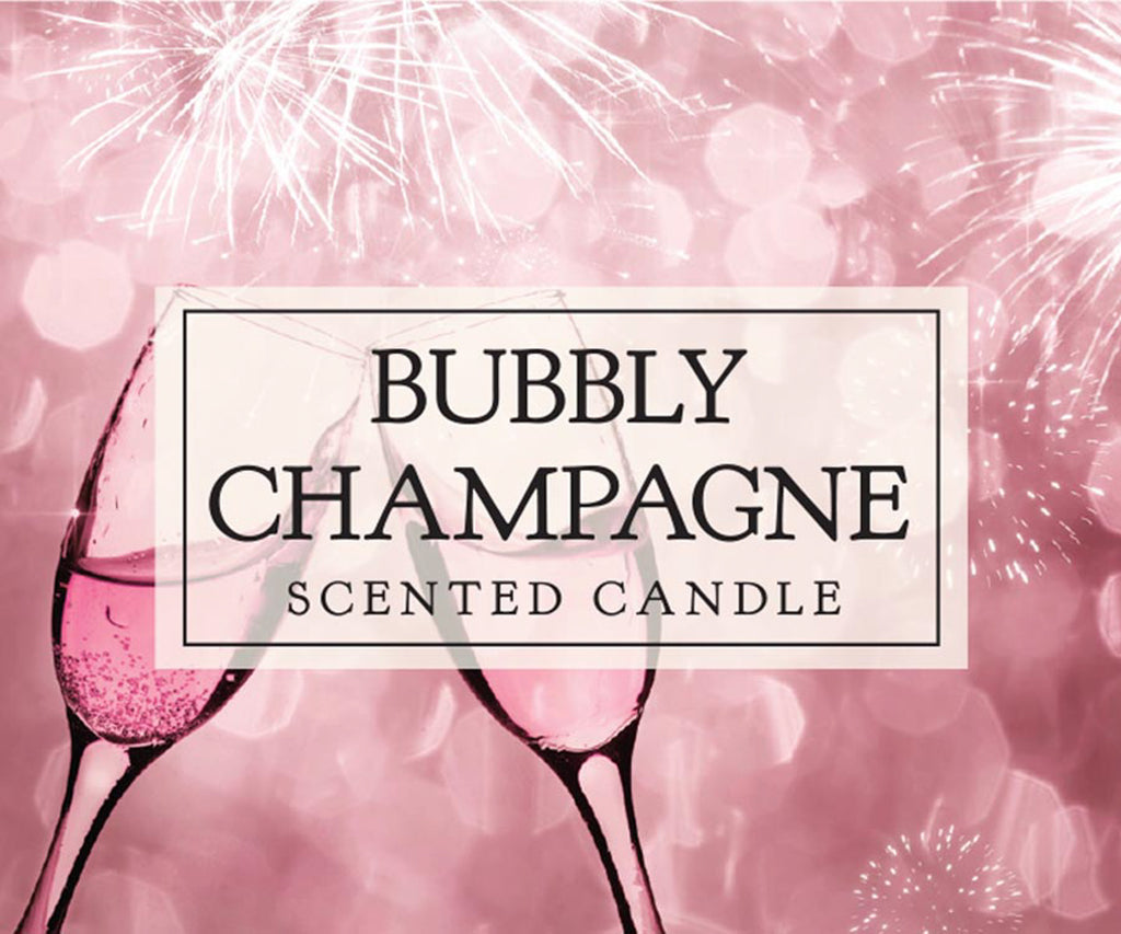 DII Bubbly Champagne Single Wick Candle Set of 2