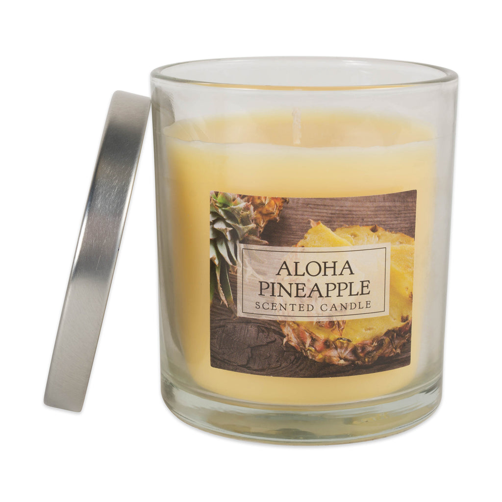 Aloha Pineapple Single Wick Candle Set of 2