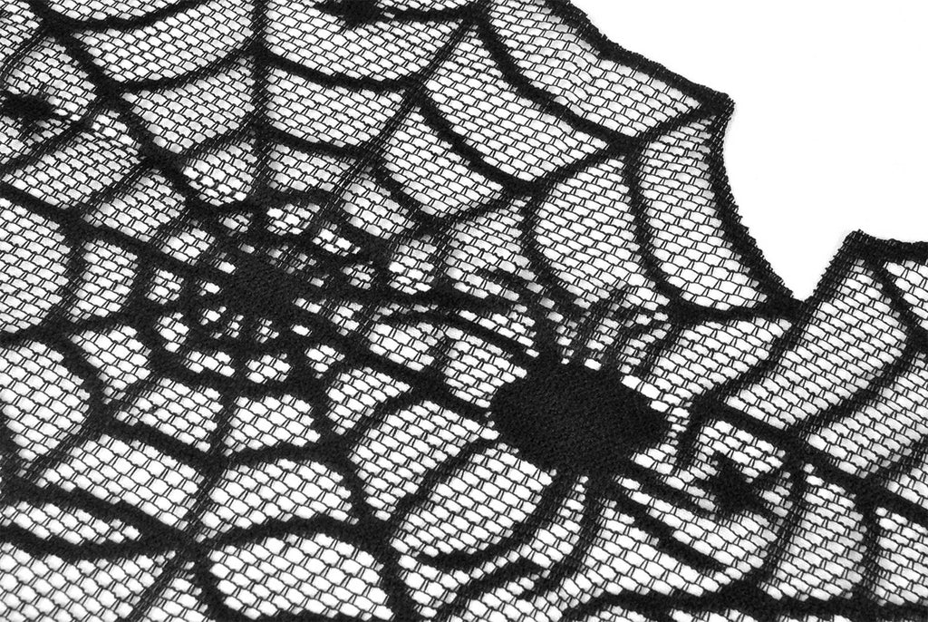 Halloween Lace Table Topper 40 Round