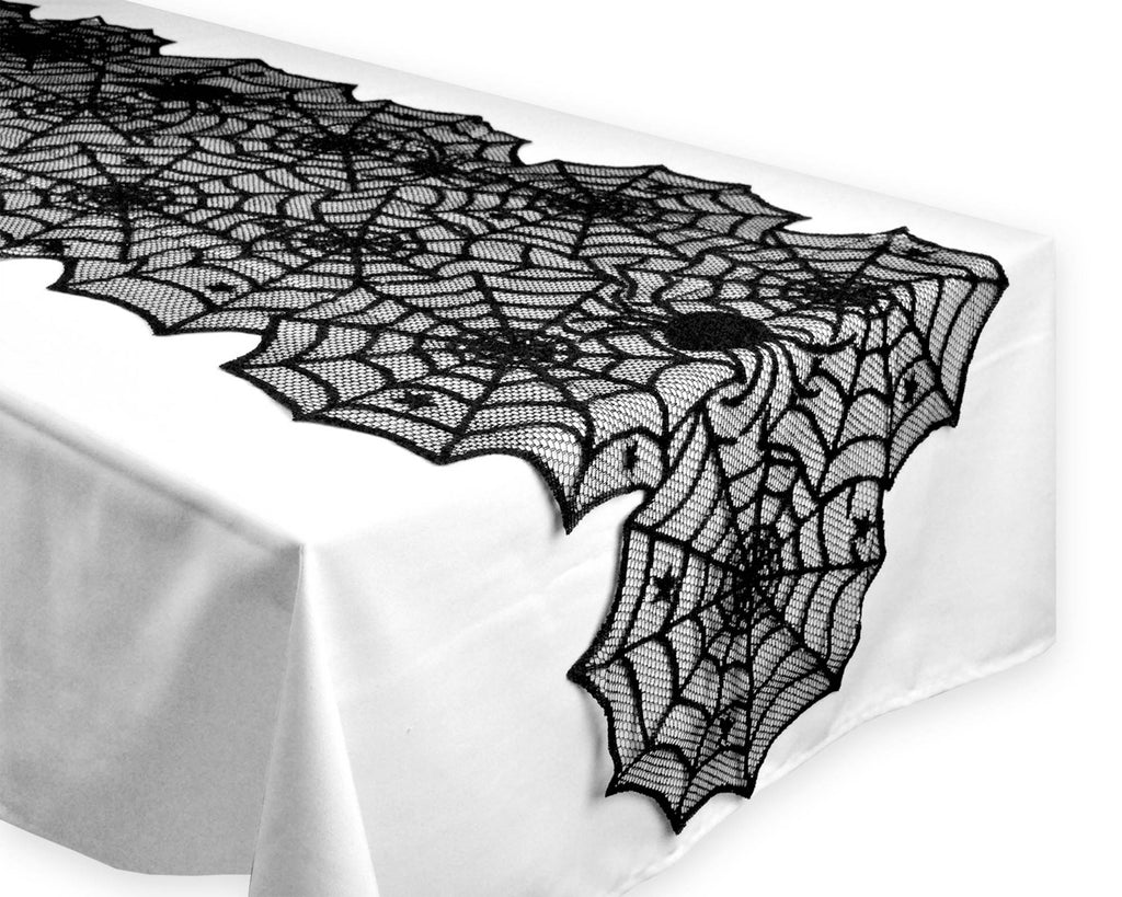 Halloween Lace Table Runner, 18x72"