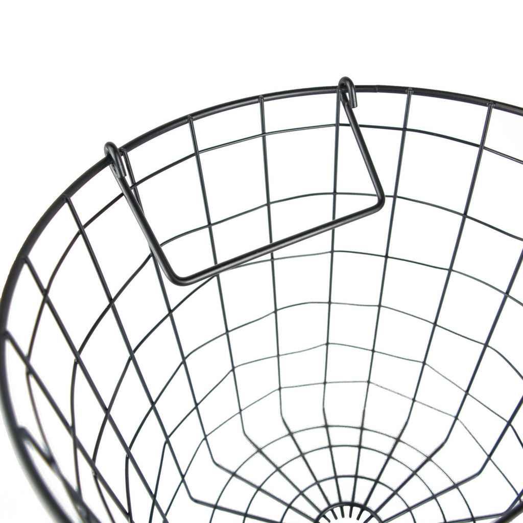DII Metal Basket Black Round Small