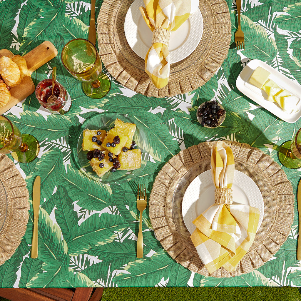 Banana Leaf Outdoor Tablecloth
