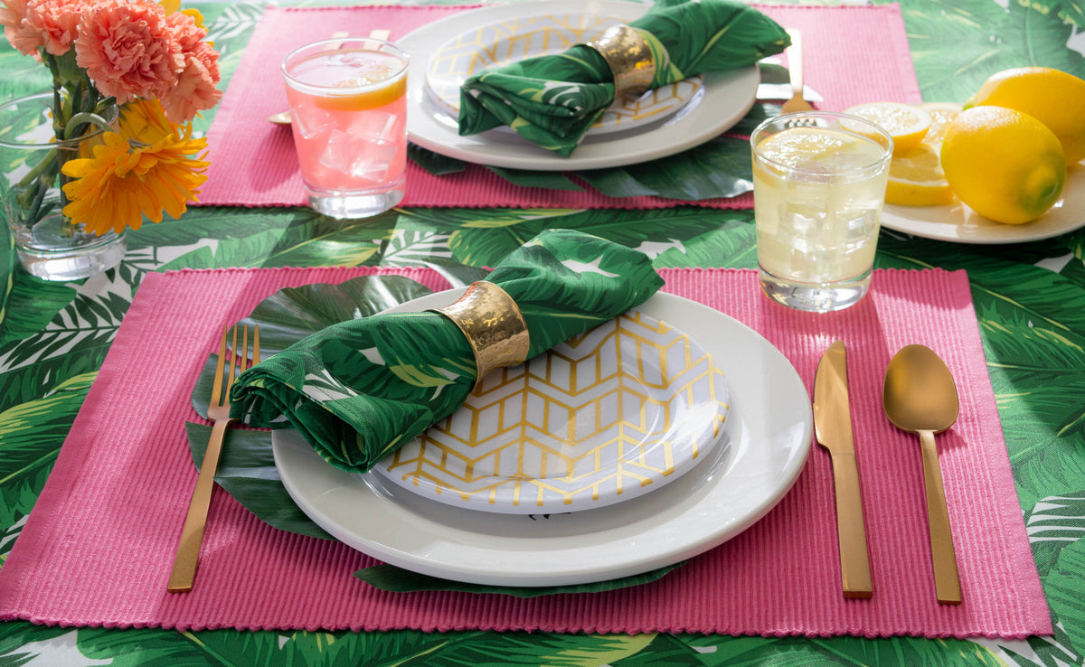 Banana Leaf Print Outdoor Napkin Set of 6 – DII Home Store