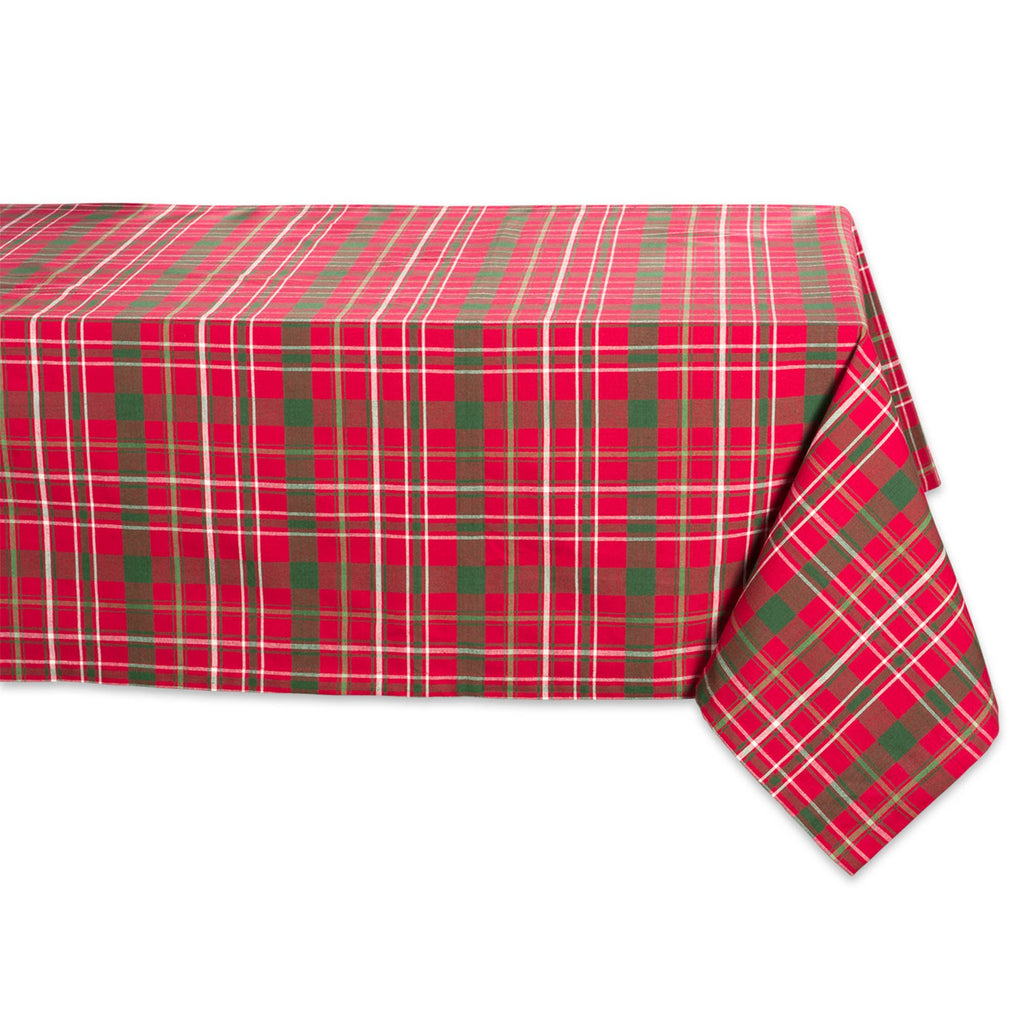 Tartan Holly Plaid Tablecloth 52x52