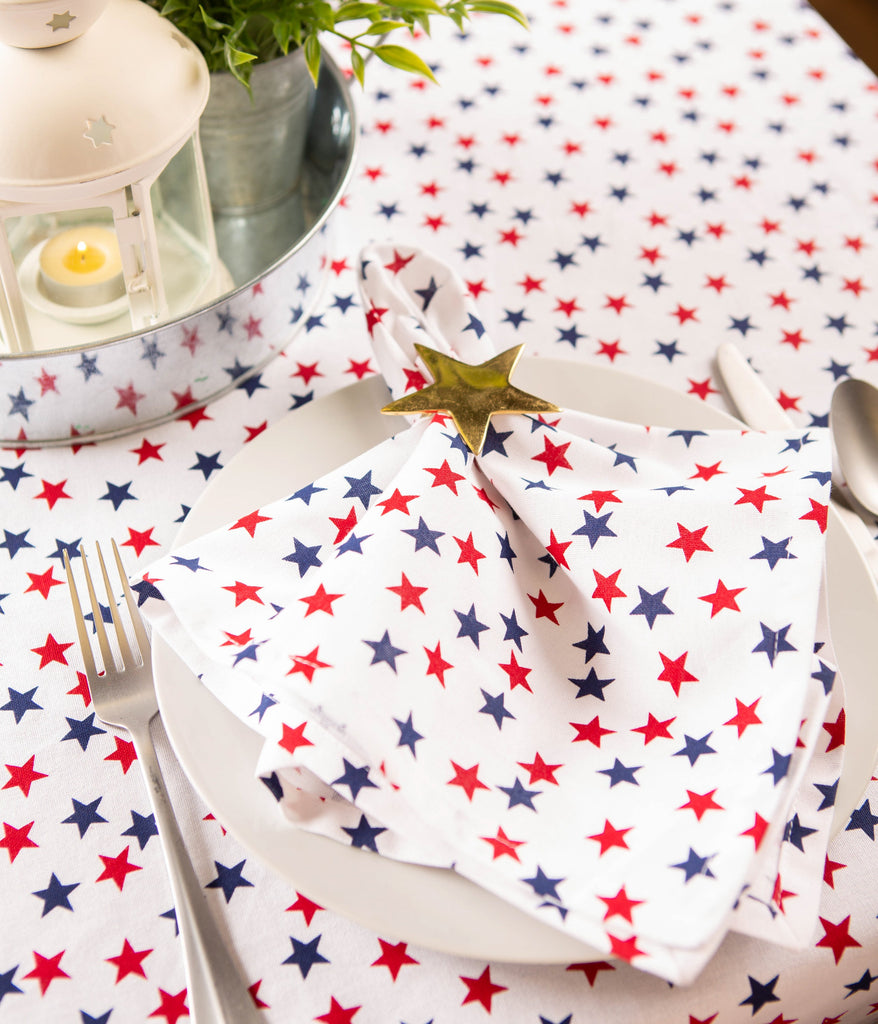 Americana Stars Printed Napkin