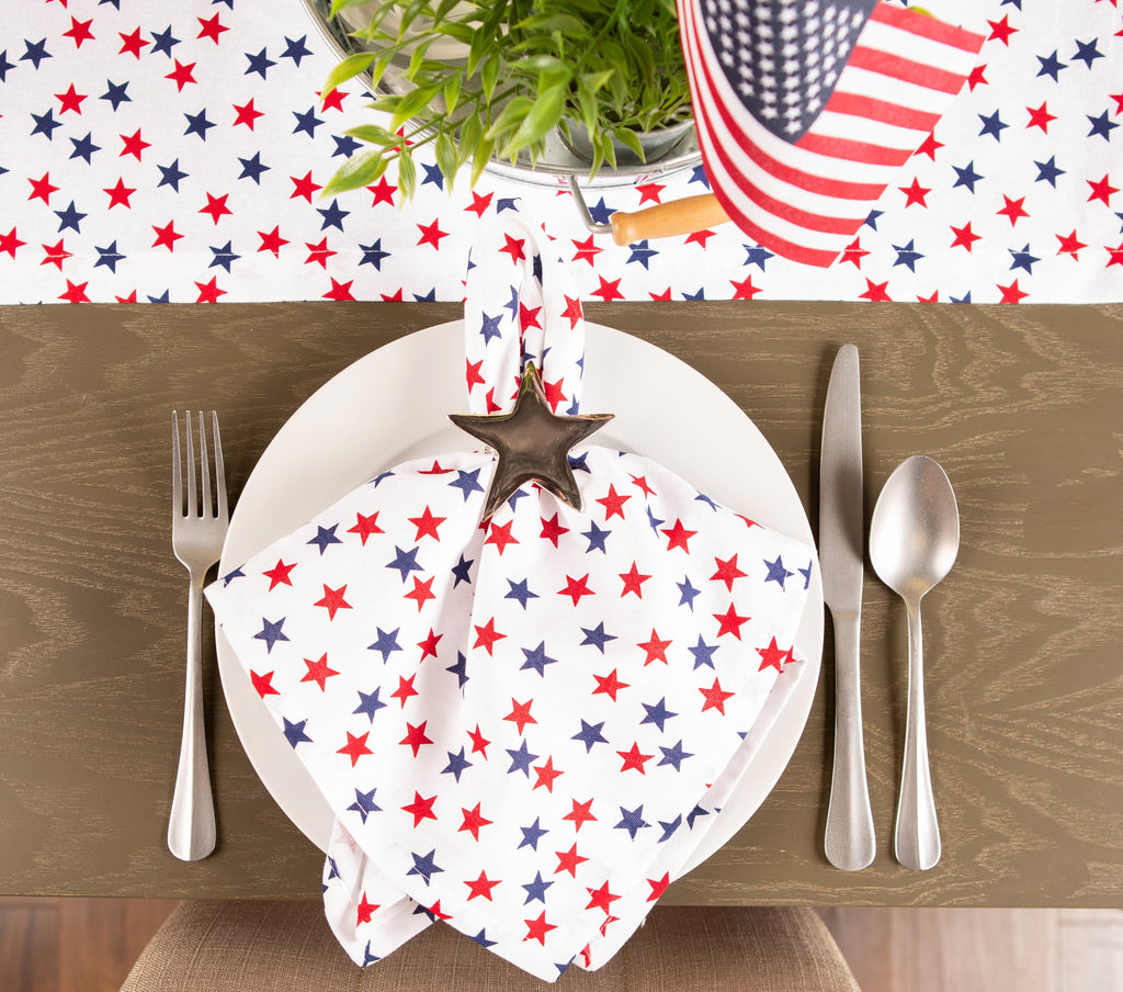 Americana Stars Printed Napkin