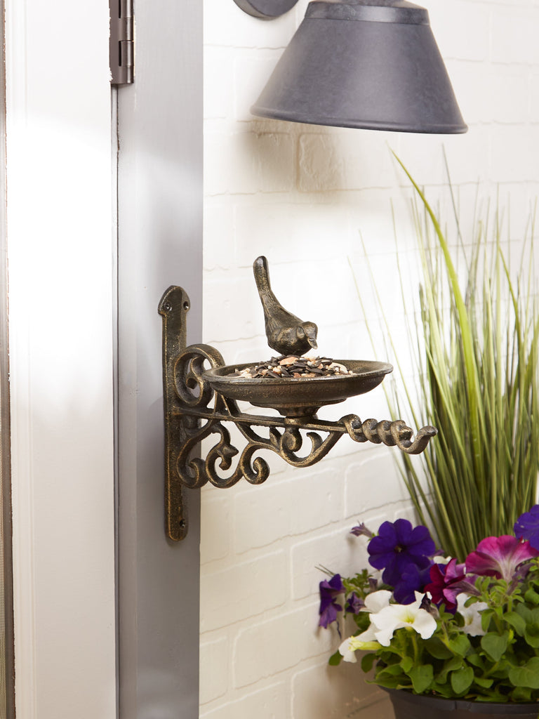 Wall Mounted Ornate Bird Feeder