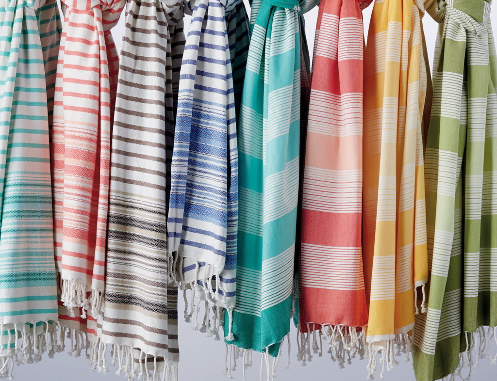 Indigo Stripe Fouta Towel/Throw - DII Design Imports