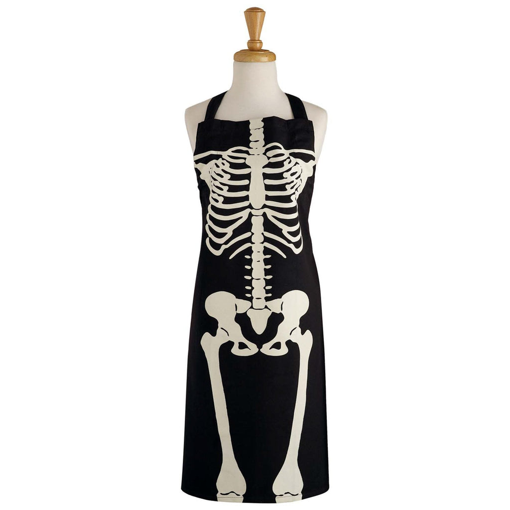 Skeleton Printed Chefs Apron