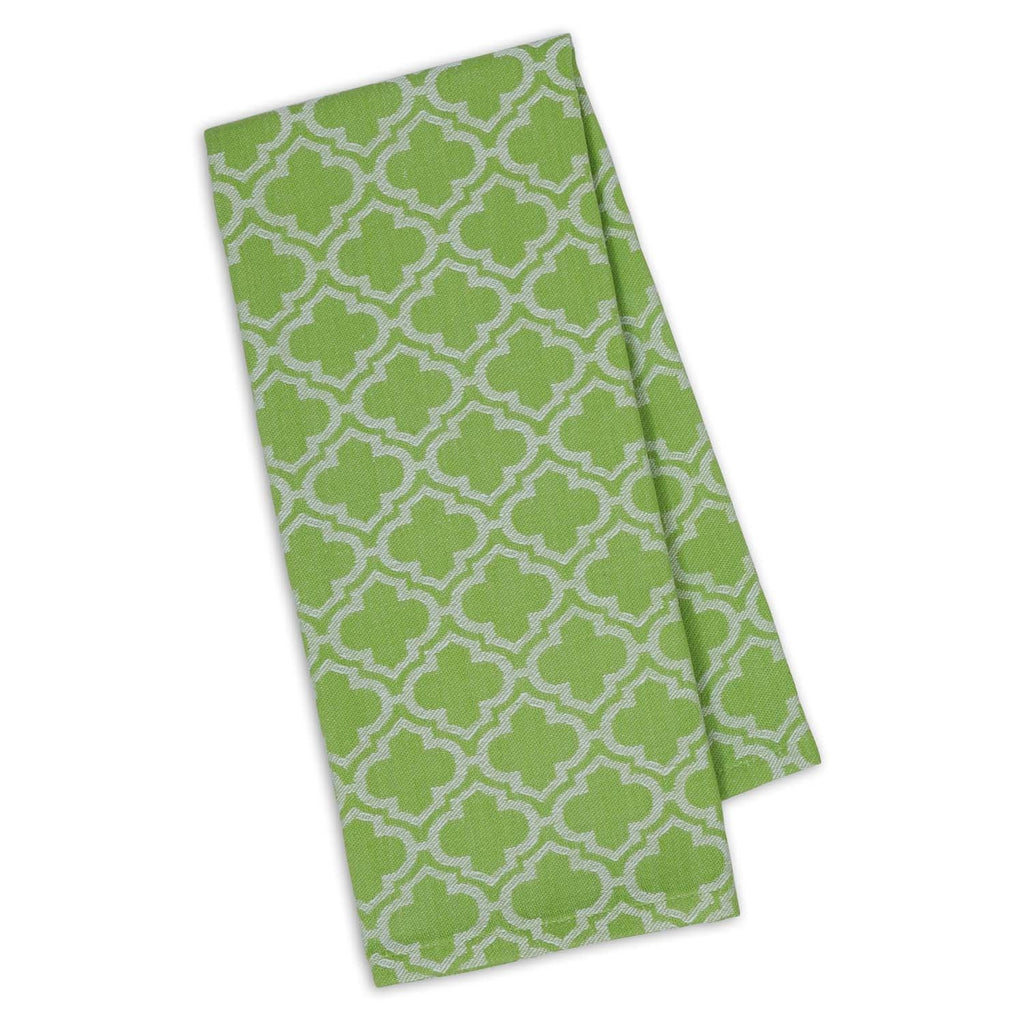 Lime Zest Lattice Jacquard Dishtowel - DII Design Imports