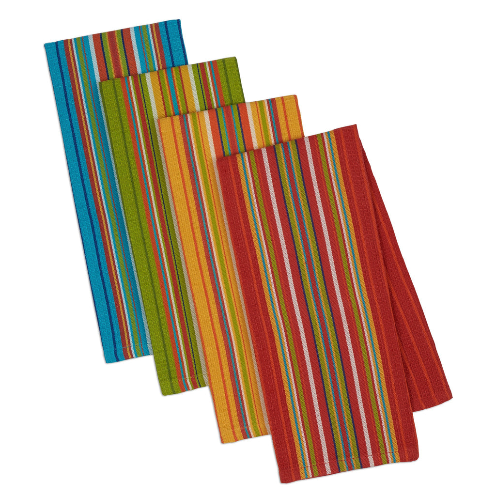 Cantina Stripes Dishtowel Set of 4 - DII Design Imports