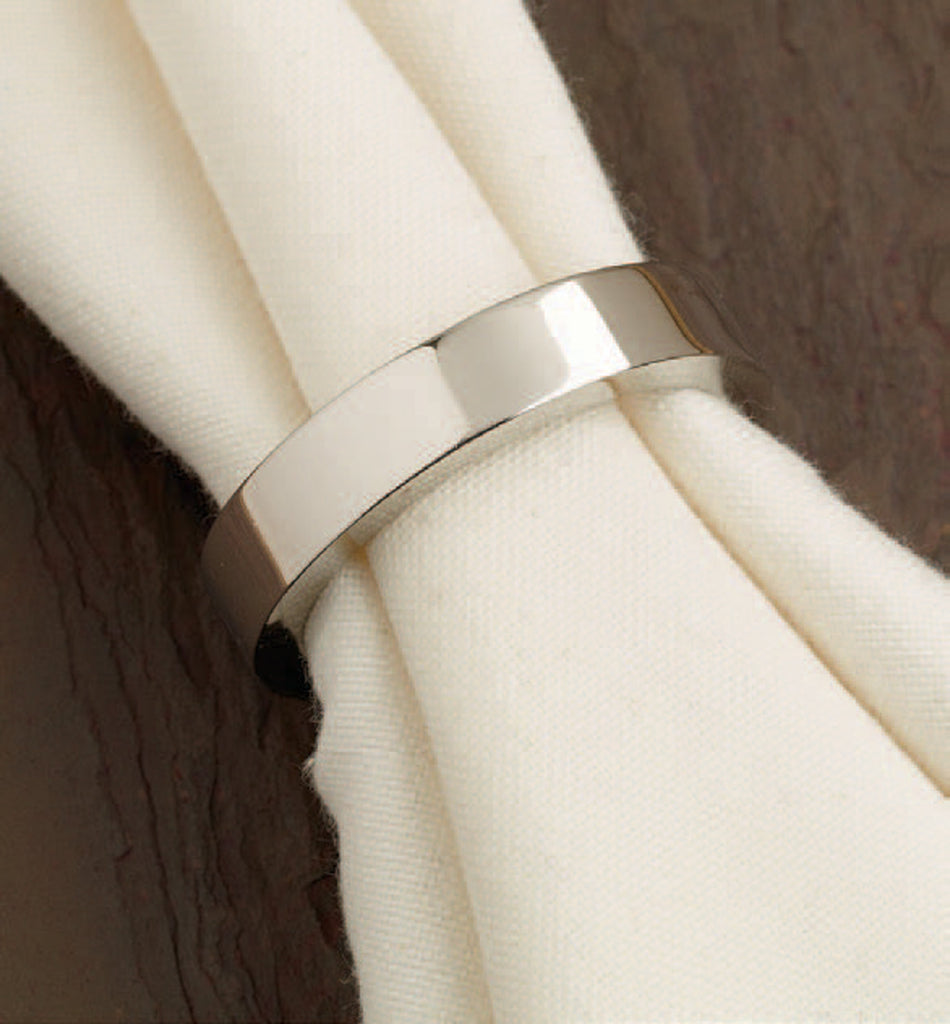 Silver Circle Napkin Ring