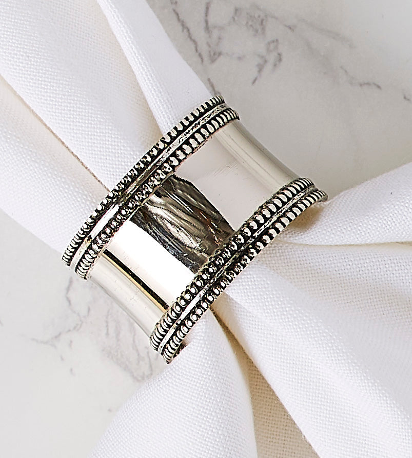 Silver Band Napkin Ring