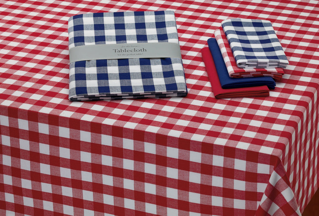 Nautical & White Checkers Napkin