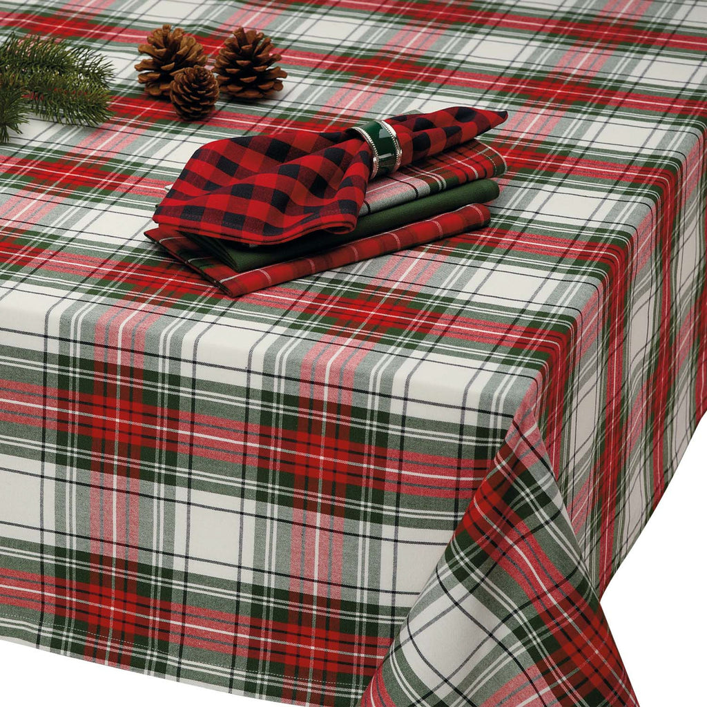 Christmas Plaid Tablecloth