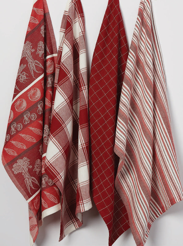 Garnet Picnic Plaid Dishtowel