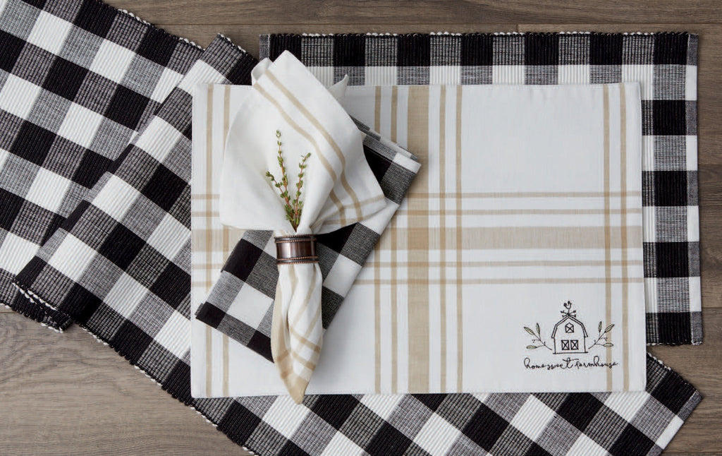 Sweet Farm Plaid Napkin