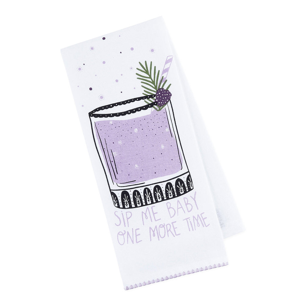 Sassy Cocktails Printed Dishtowels