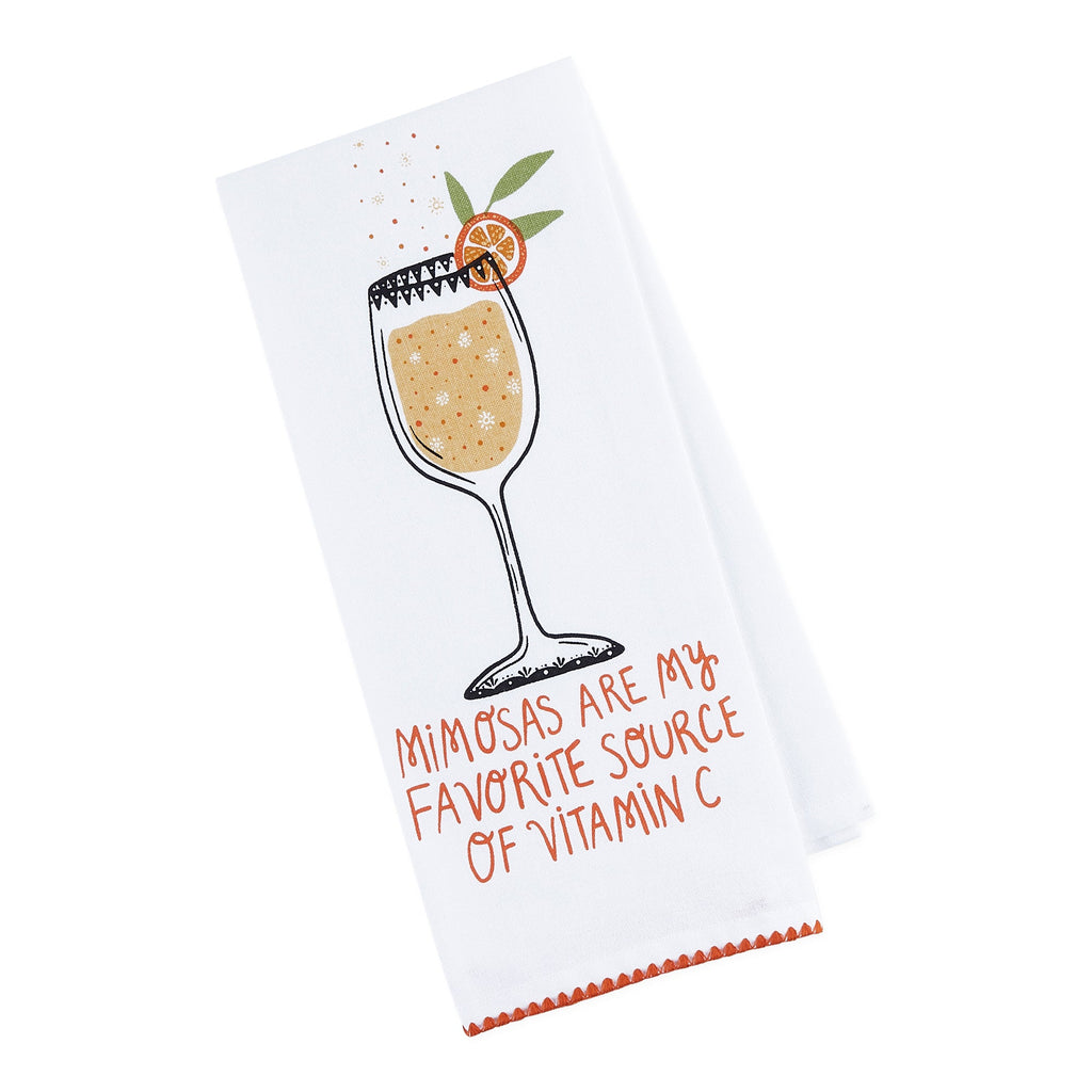 Sassy Cocktails Printed Dishtowels