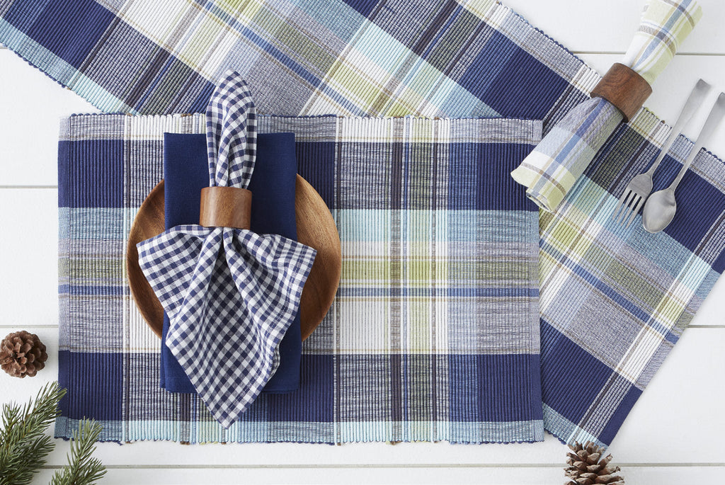 Lakeside Plaid Table Runner