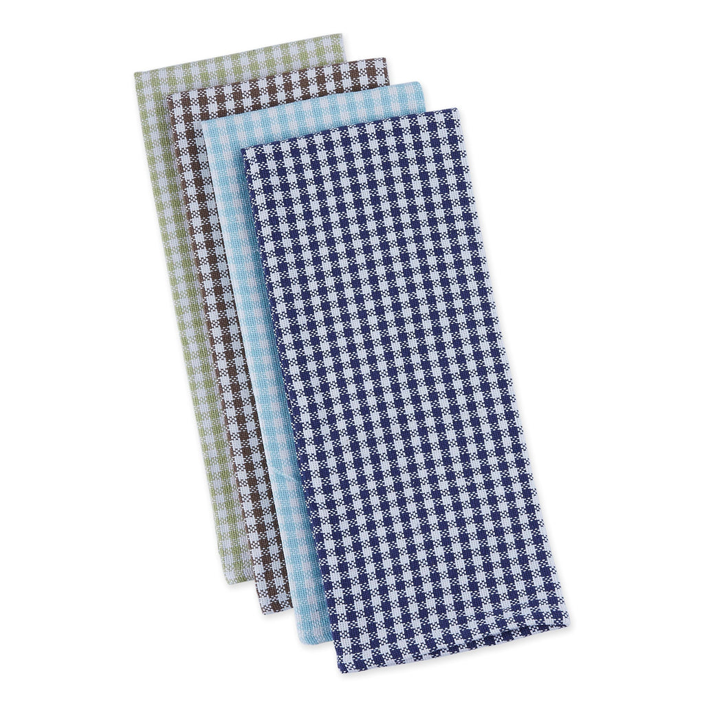 Lake Checks Heavyweight Dishtowel Set of 4