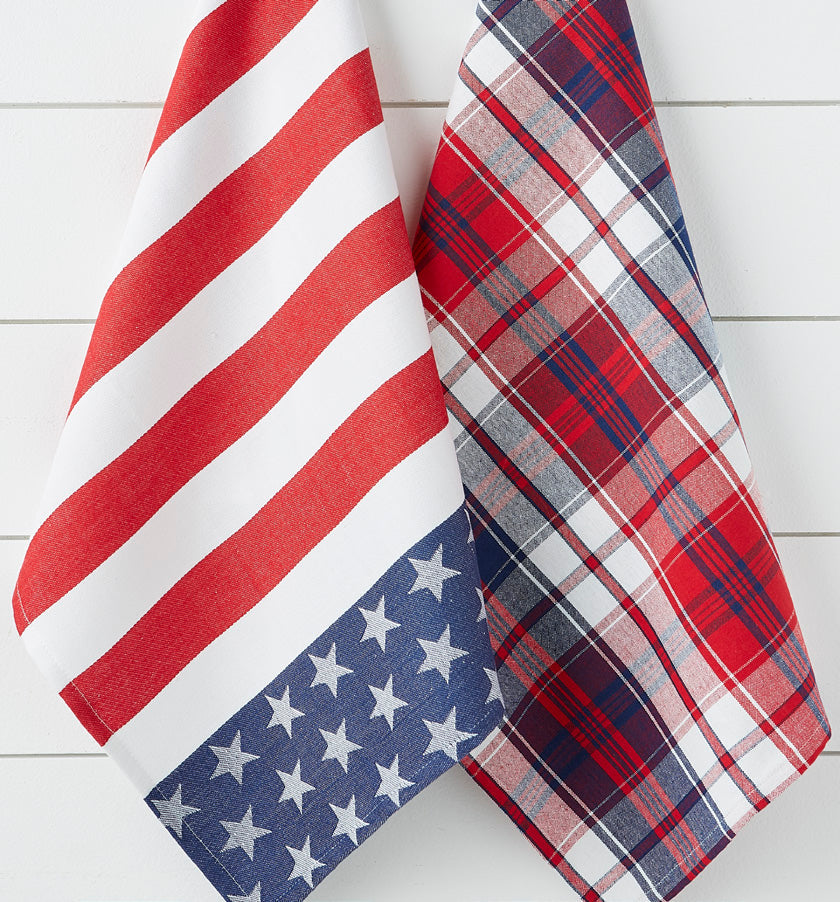 Patriot Dishtowel Set Of 2