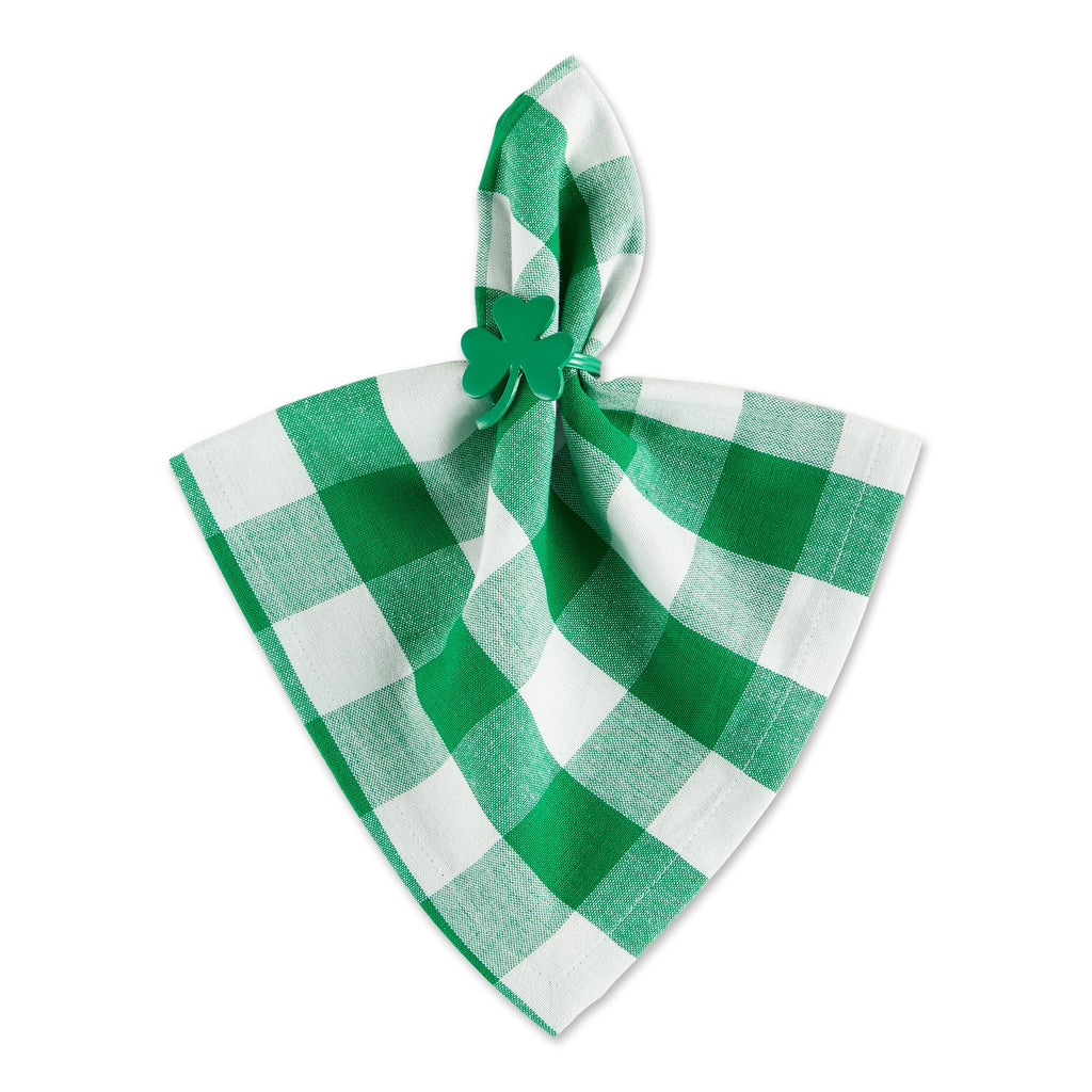 Four Leaf Check Napkin