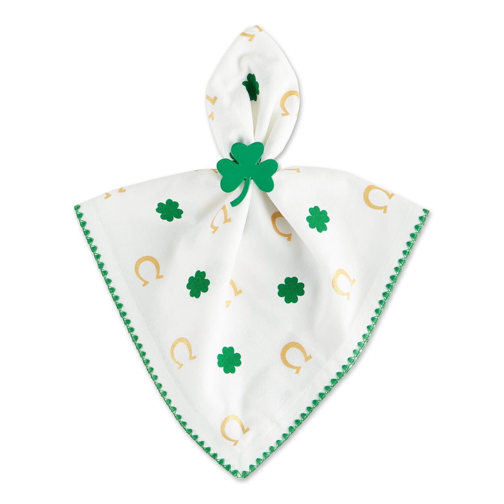 Clover Horseshoe Printed Napkin