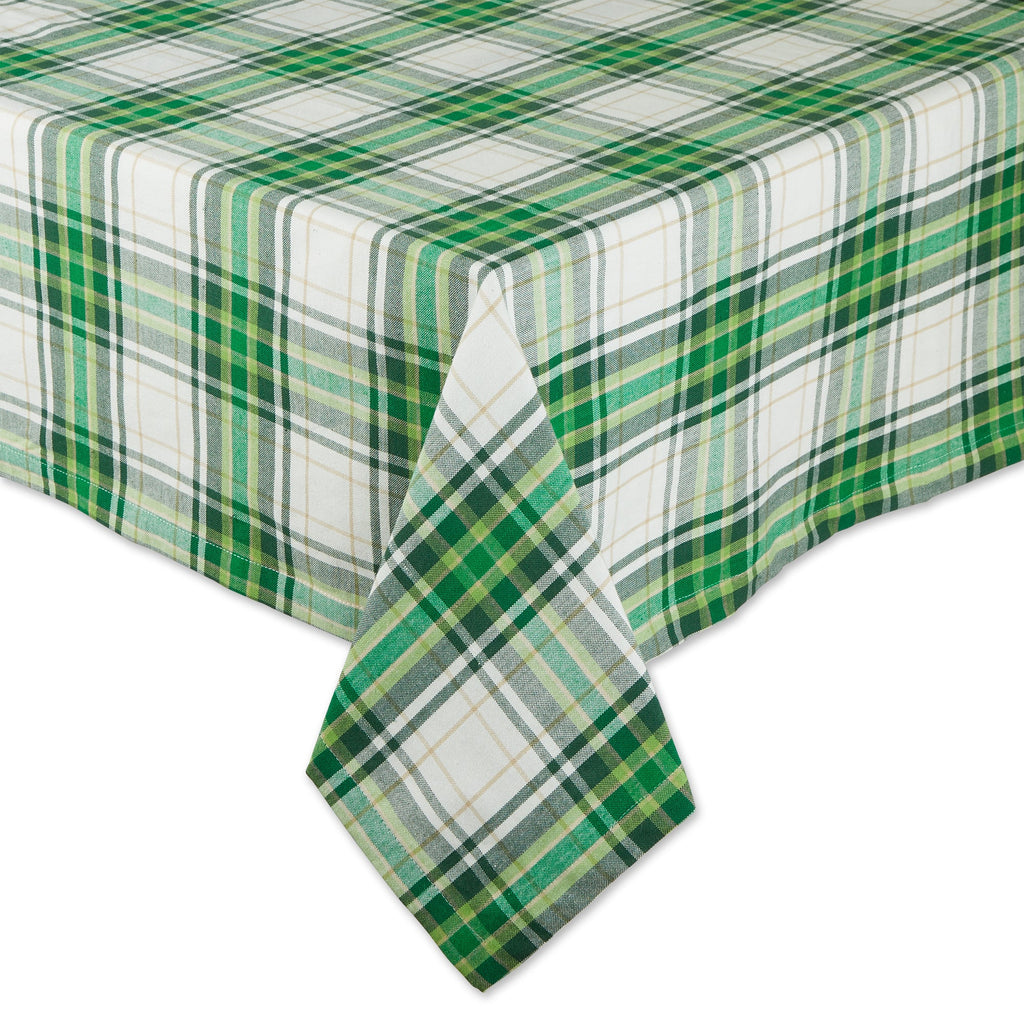 St Paddy Plaid Tablecloth -  60 X 84