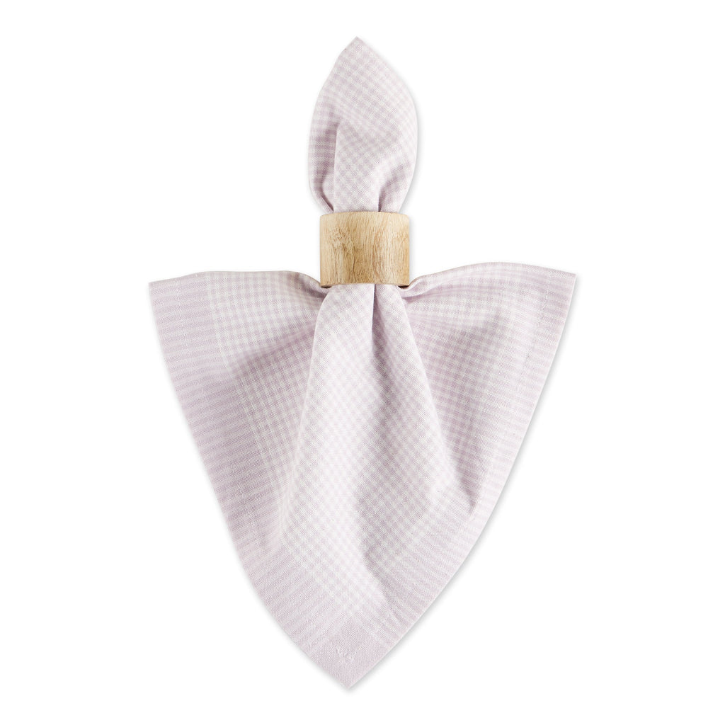 Lavender Fog Gingham Napkin