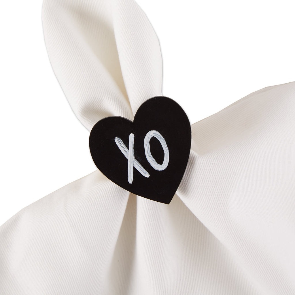 Heart Chalkboard Napkin Ring