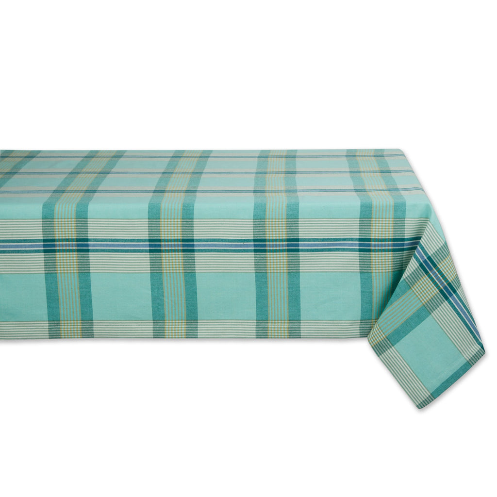 Trellis Plaid Tablecloth - 52 X 52"