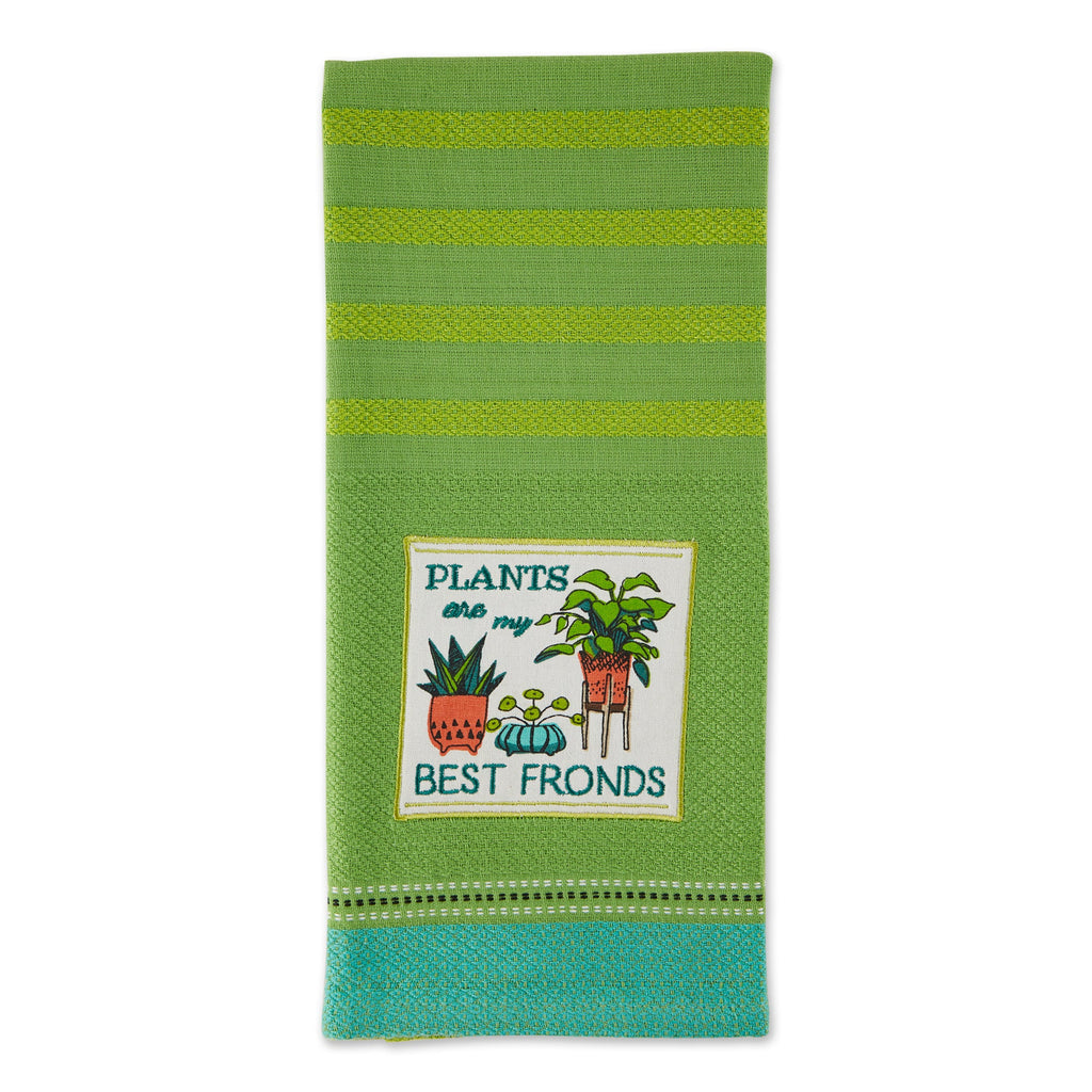 Best Fronds Embellished Dishtowel