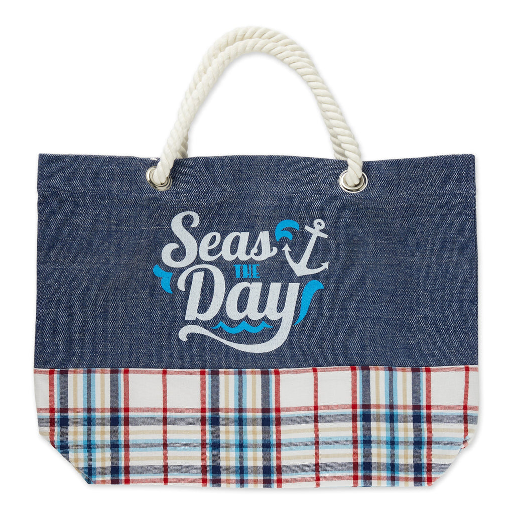 Seas The Day Printed Tote