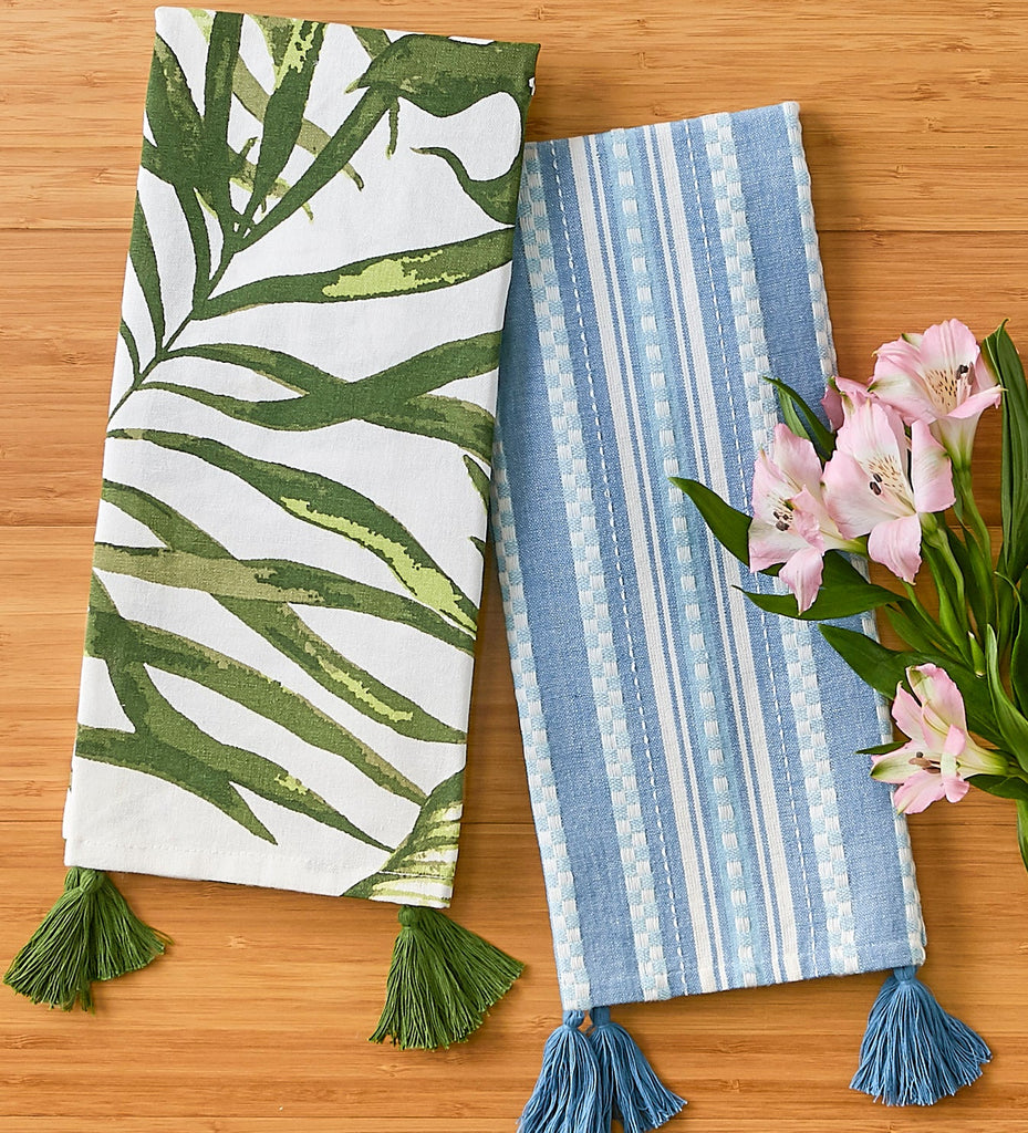 Palm Paradise Dishtowel Set Of 2