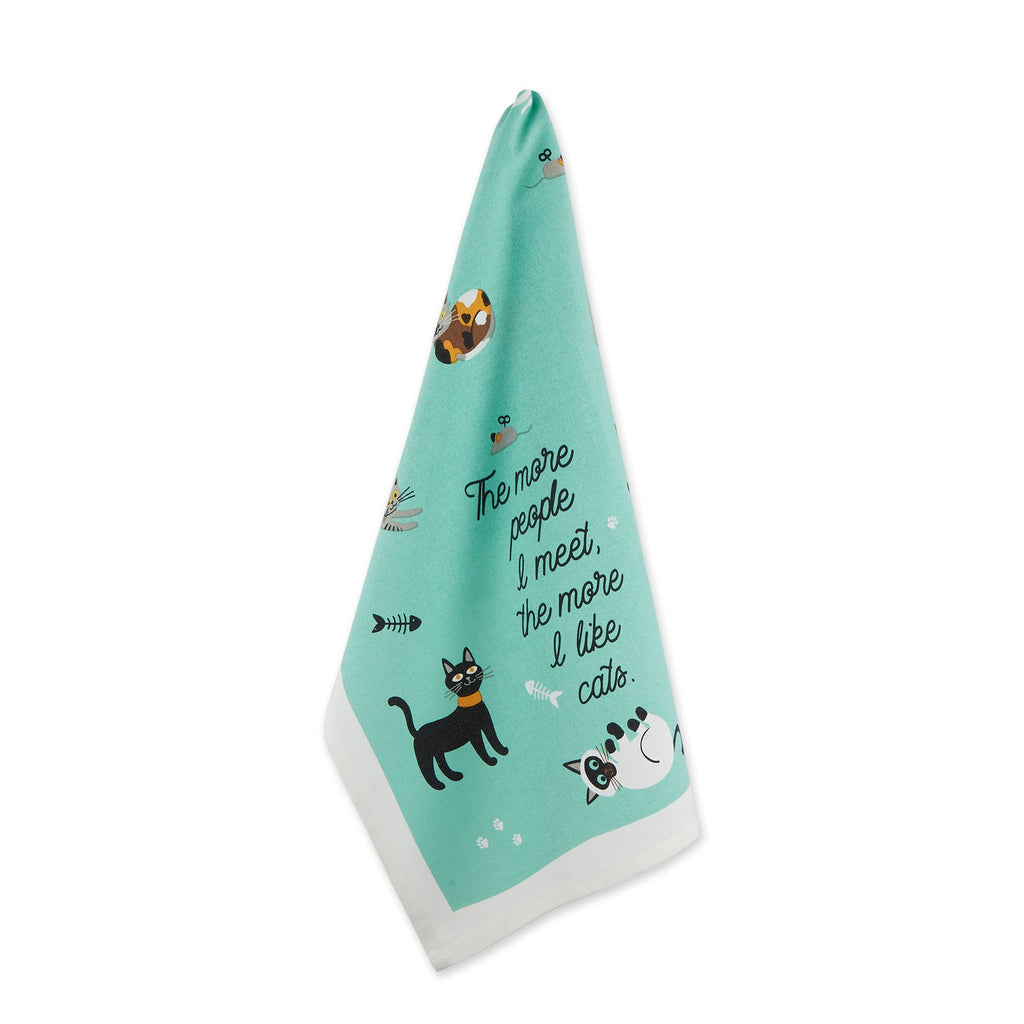 Cat Person Printed Dishtowel