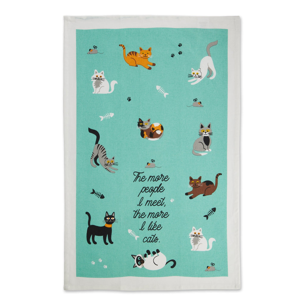 Cat Person Printed Dishtowel