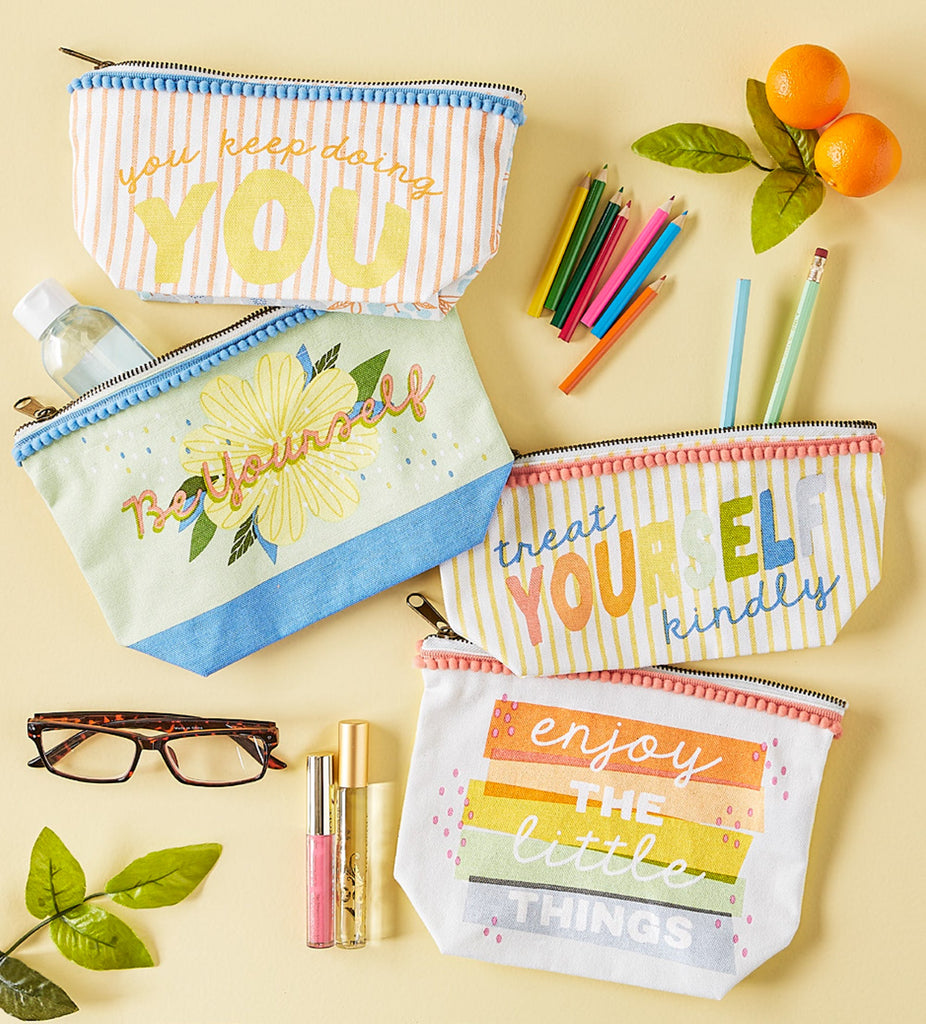 Be Yourself Printed Pouch Set Of 2