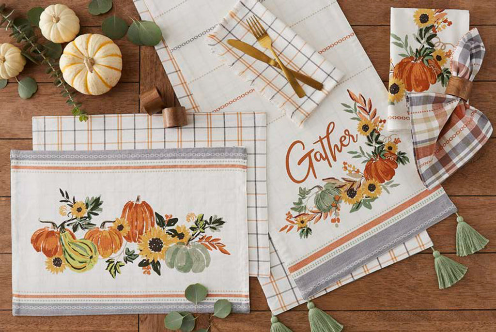 Fall Sqaush Embellished Placemat